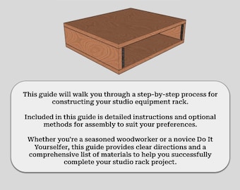 Planos de construcción de rack de estudio 2u
