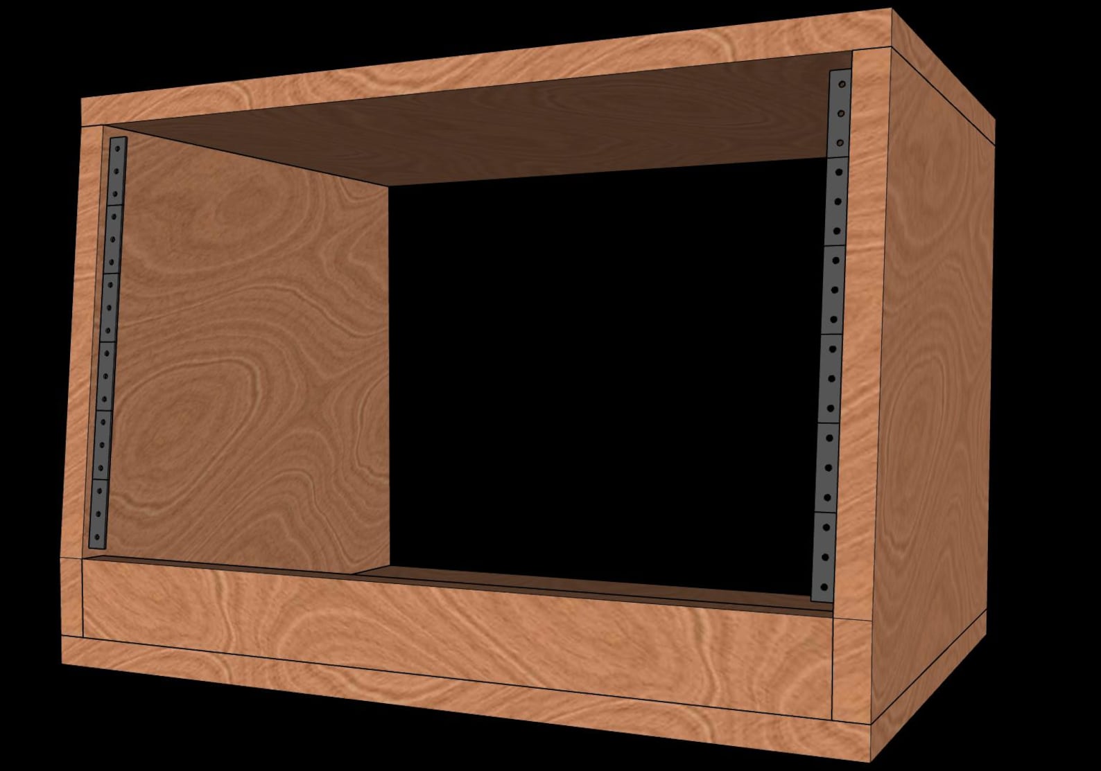 Slanted Vinyl Rack 6U Slanted Desktop Rack DIY Build Guide - Etsy