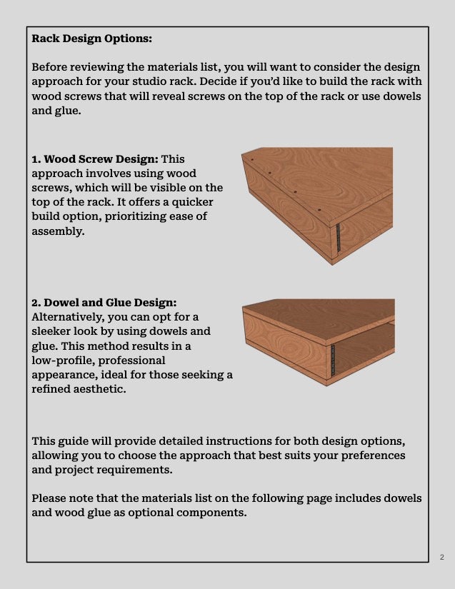 4u Studio Rack Build Guide - Etsy