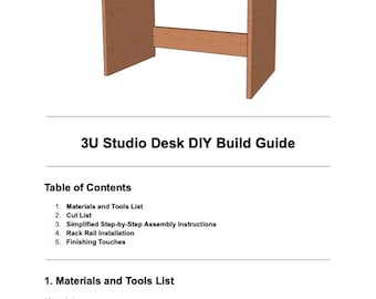 Planos de diseño de escritorios de estudio 3u