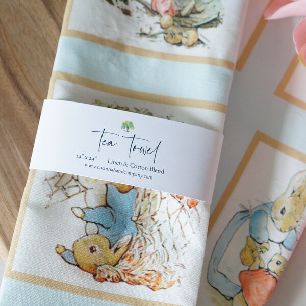 Spring Tea Towel - Etsy