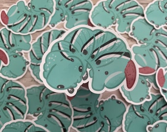 Hornworm Sticker - Laminated sticker - Insect Design