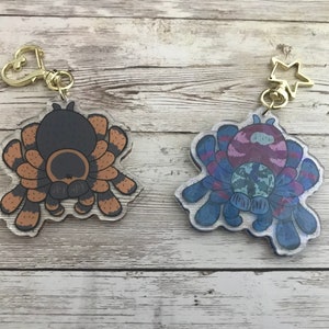 Tarantula Double Sided Acrylic Keychain