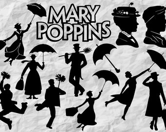 Mary Poppins Svg Etsy