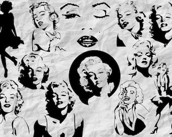 Marilyn Monroe Svg Etsy