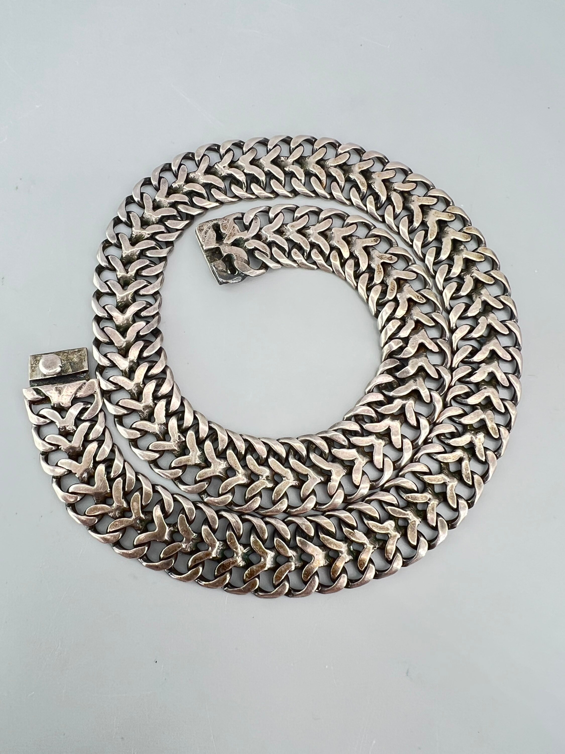 1940s Mexico Silver Necklace - Etsy