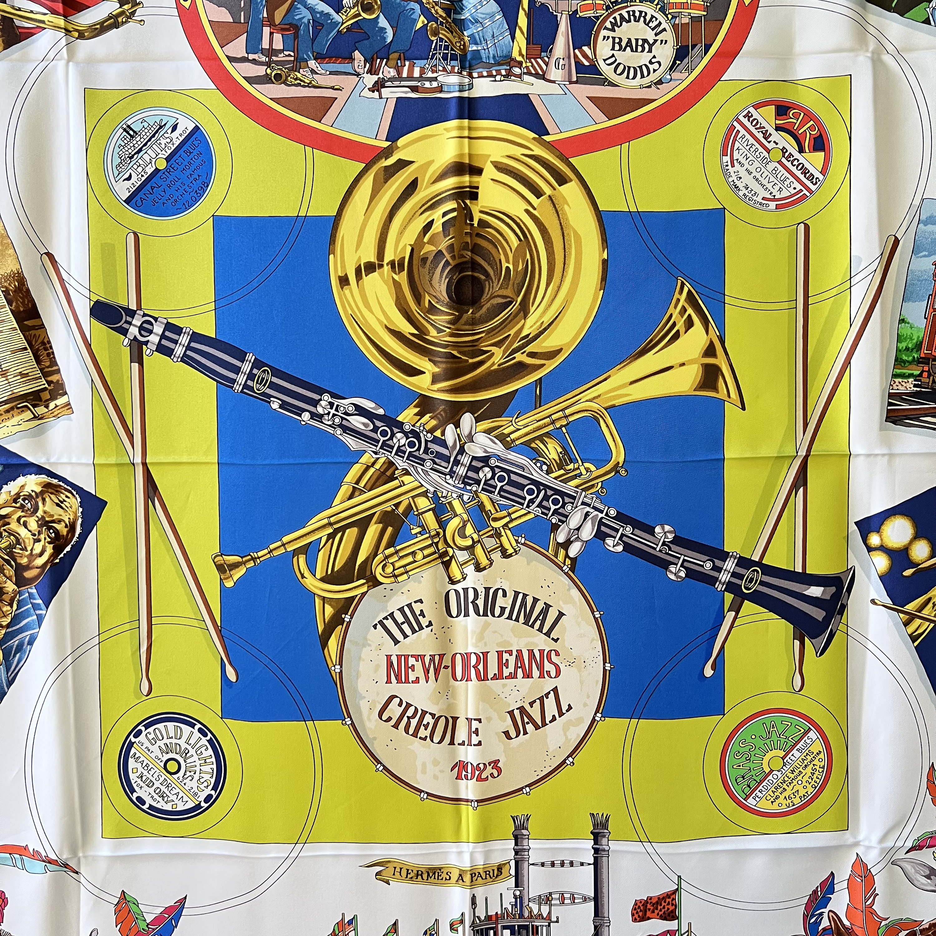 New Orleans Hermes Silk Scarf by Loïc Dubigeon in 1996 - Etsy