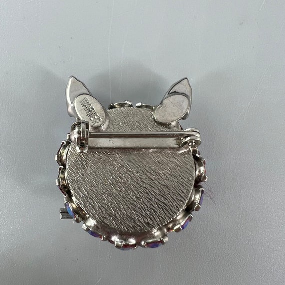 Warner Kitty Cat Brooch Pin Vintage AB - image 5