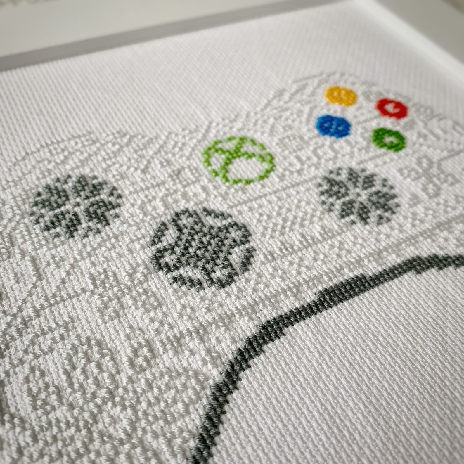 Nordic Modern Xbox 360 Controller Cross Stitch Pattern Etsy