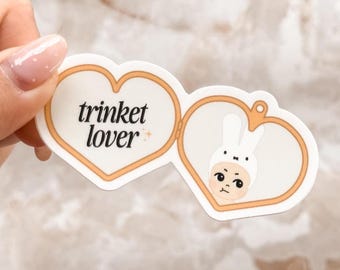 Trinket Lover - Miffy Grumpy Angel Locket Weatherproof Sticker
