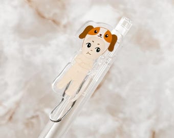 Dog Boy Grumpy Angel Gel Pen - 0.5mm Black Ink