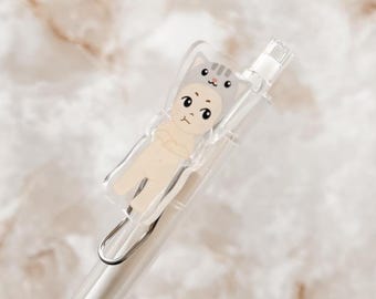 Cat Boy Grumpy Angel Gel Pen - 0.5mm Black Ink