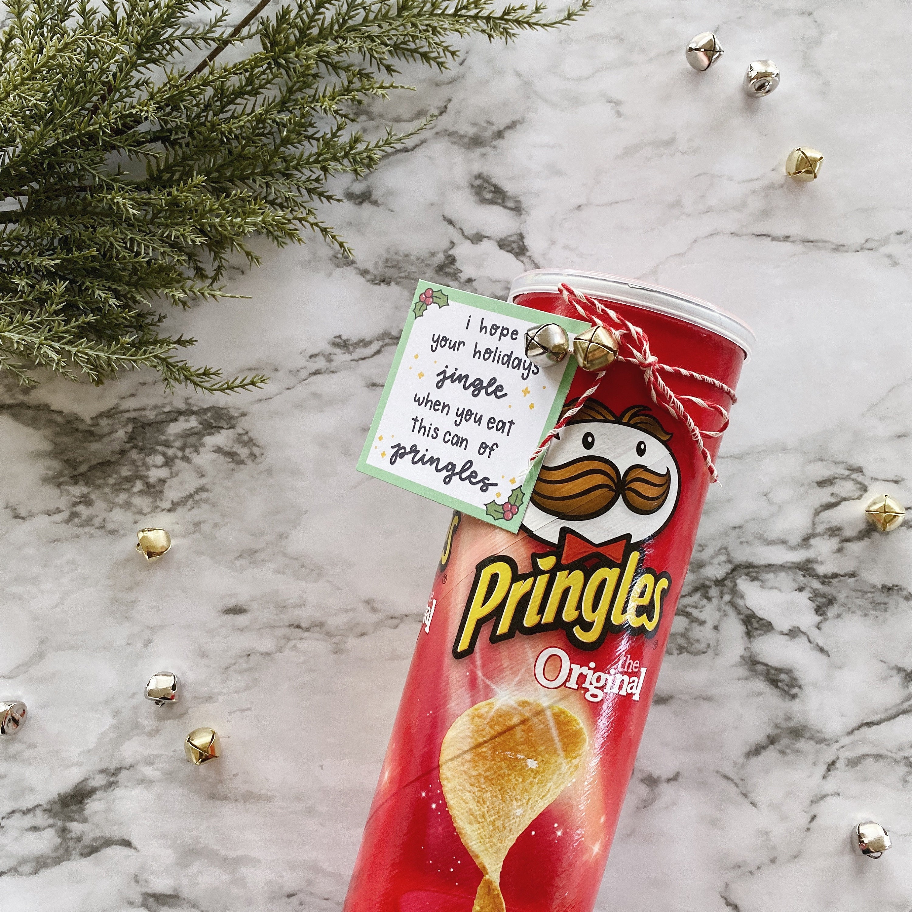 Christmas Dinner Pringles Usa 2022 Hope Your Holidays Jingle With Pringles Printable Instant | Etsy
