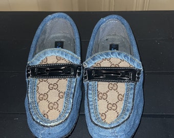 Denim loafers