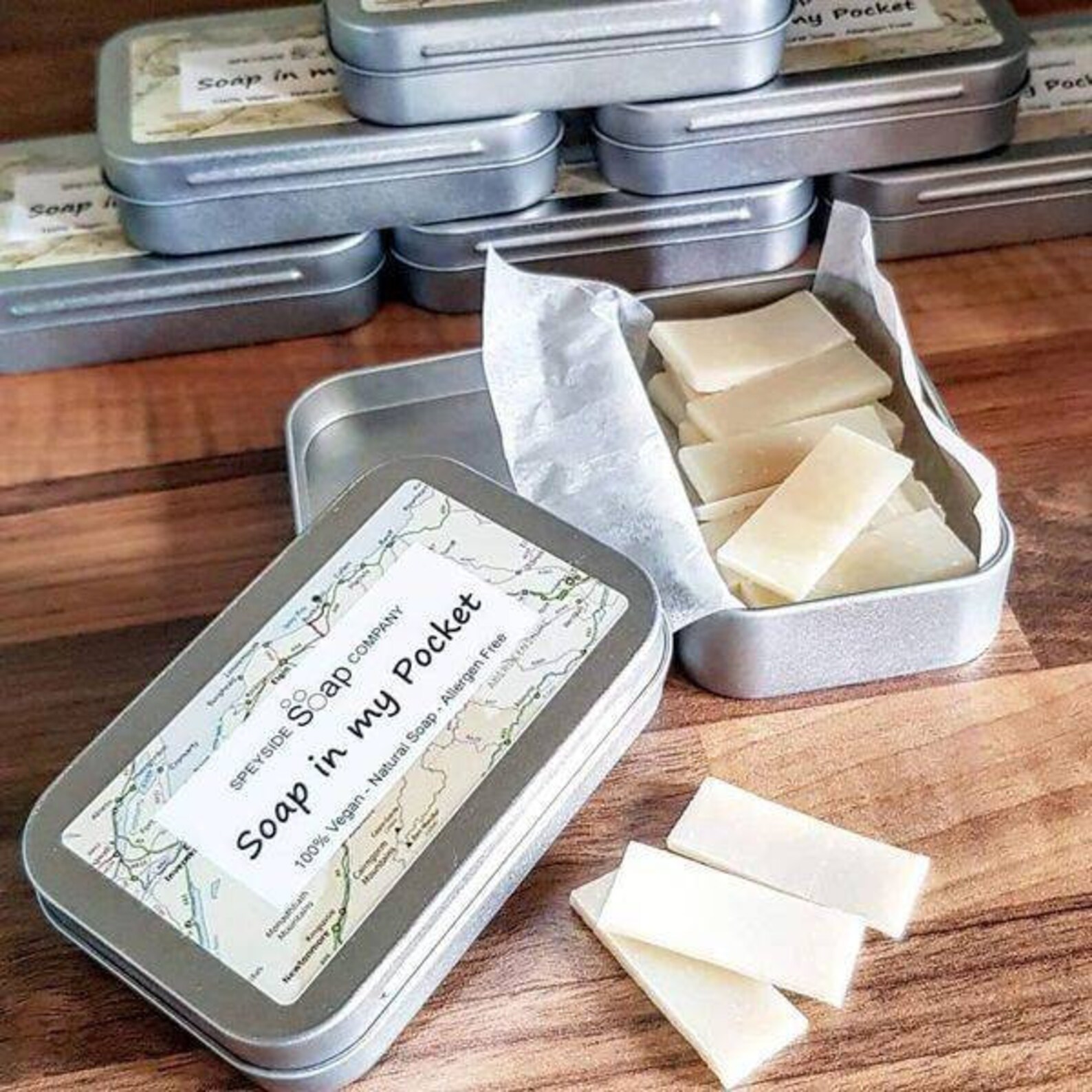 Soap in my Pocket Travel Tin Soap Etsy