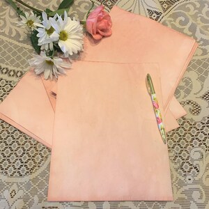 Avocado Dyed Paper, Hand Dyed, Pink Paper, 10 Sheets 8.5 x 11, NO Patterns, Shabby Chic, Junk Journals,Scrapbooking, Card Making,Mixed Media