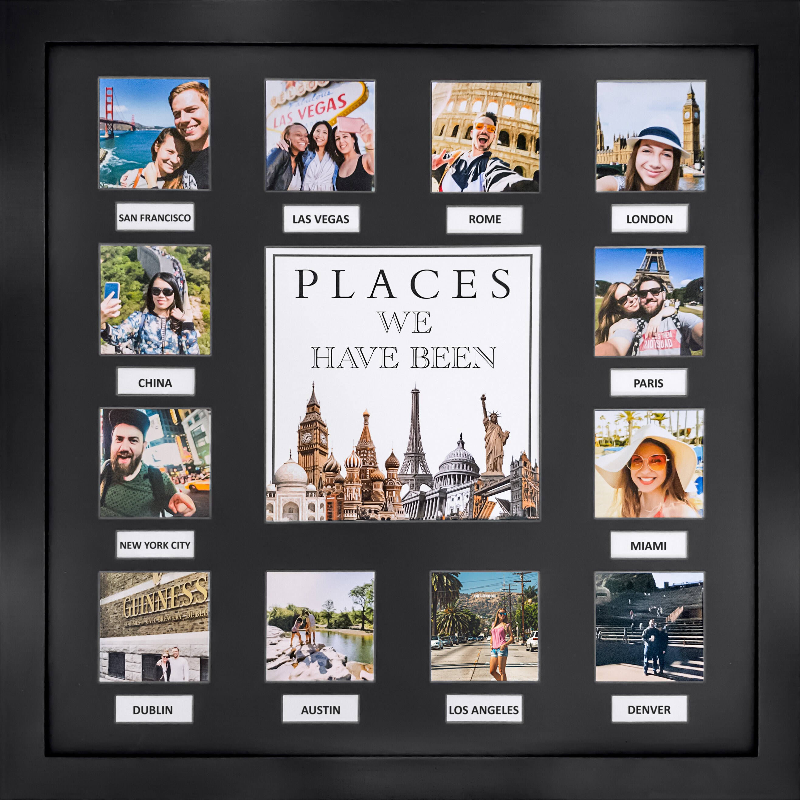 Travel Bucket List Picture Frame places We Have Etsy