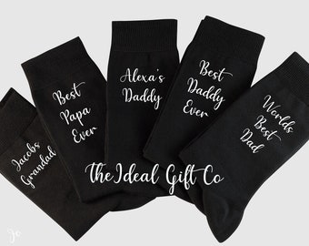 personalized socks for father's day