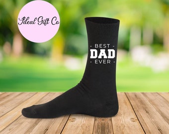 Best Dad Ever Socks, Sock Gift for Dad, Fathers Day Socks, Dad Birthday Gift, Gift for Dad, Father's Day Gift