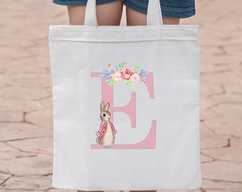 Peter Rabbit/Flopsy Bunny Bag, Easter Bag, Personalised Bag, Personalised Easter Basket Bag, Easter Gift