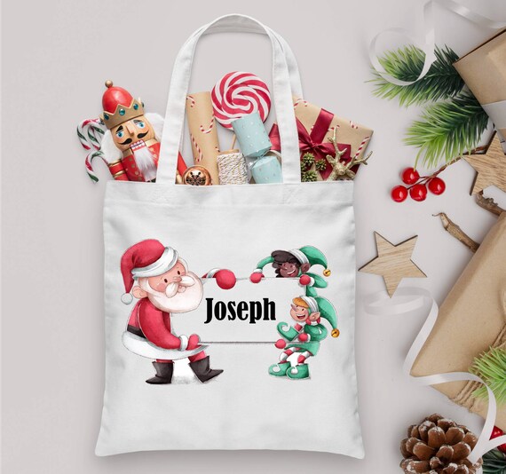 Personalised Christmas Gift Bag Christmas Sack Alternative