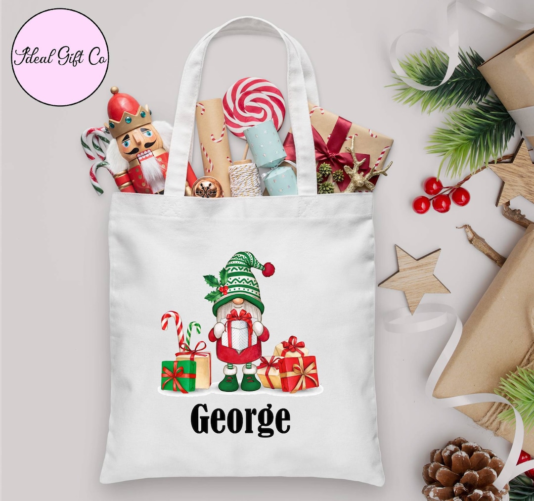 Personalised Christmas Gift Bag Christmas Sack Alternative Etsy UK