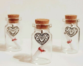 Personalised message in a bottle, Gift, Keepsake, Birthdays, Weddings, Newborns.