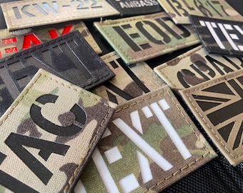 Custom Laser cut patch | Name Patches | Custom Callsign Patches | Morale Patches | Made In The UK