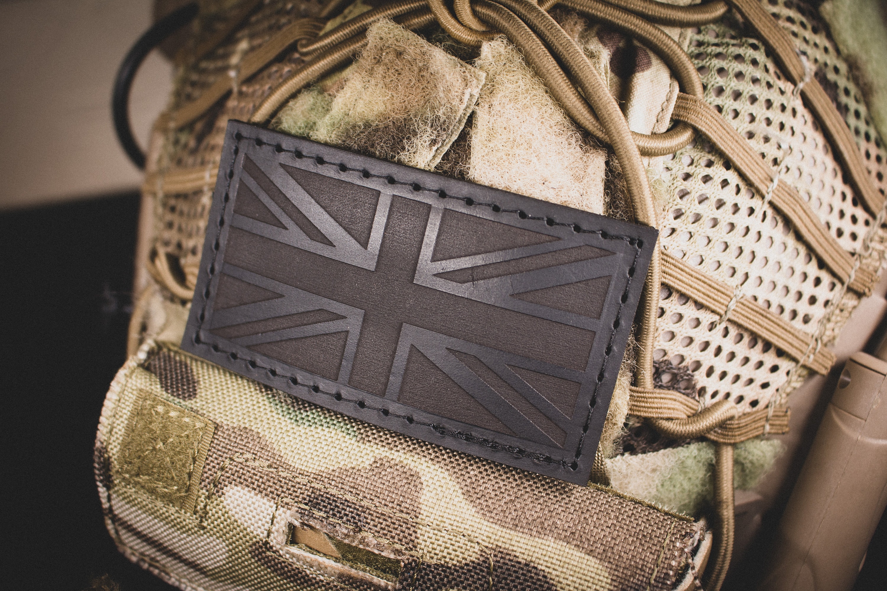 Leather Union Jack Flag Patch - Etsy
