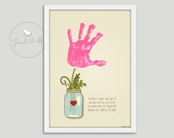 Handprint Art Etsy Handprint Art Etsy
