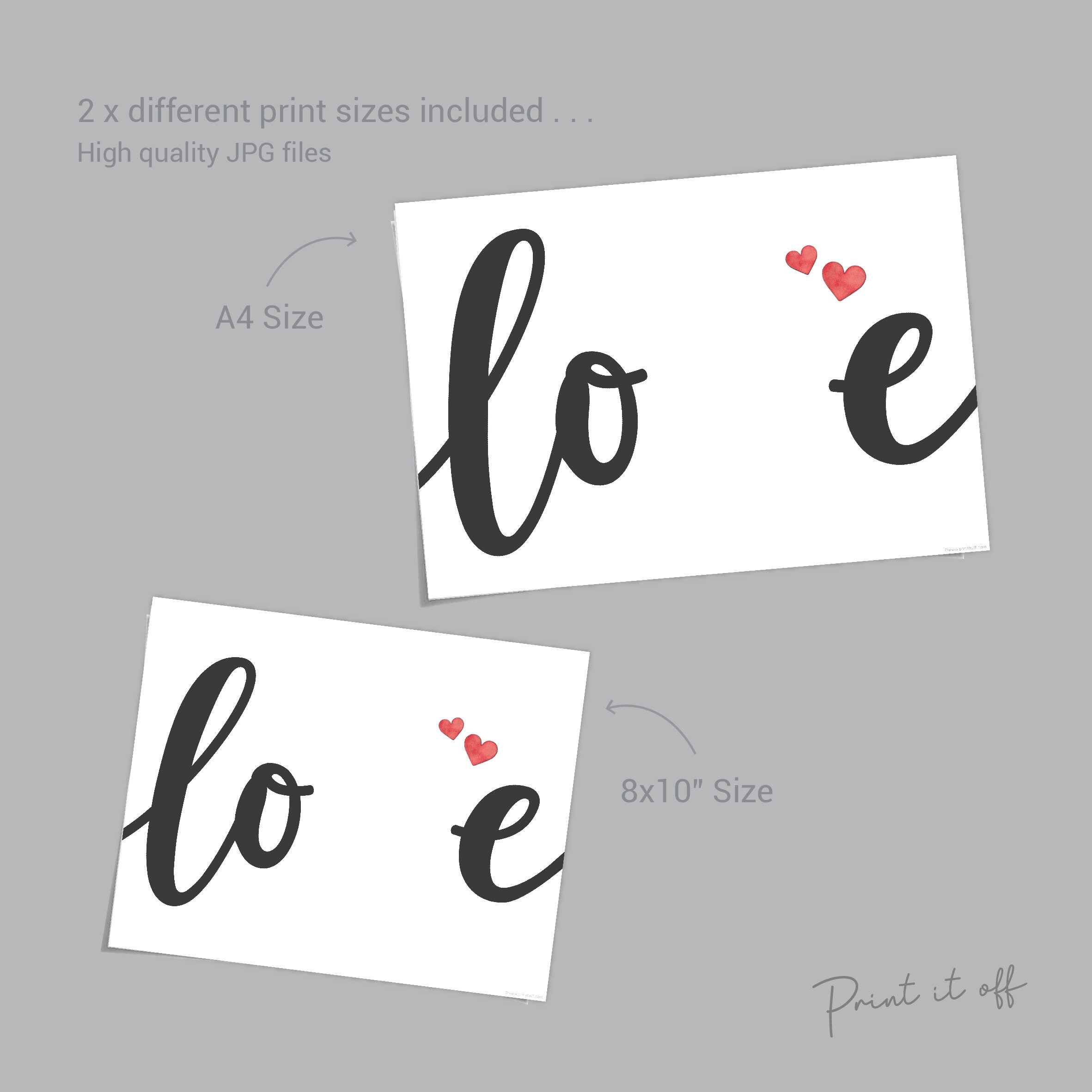 LOVE / Handprint Footprint Art Craft / Heart Love Valentine's Day / DIY ...