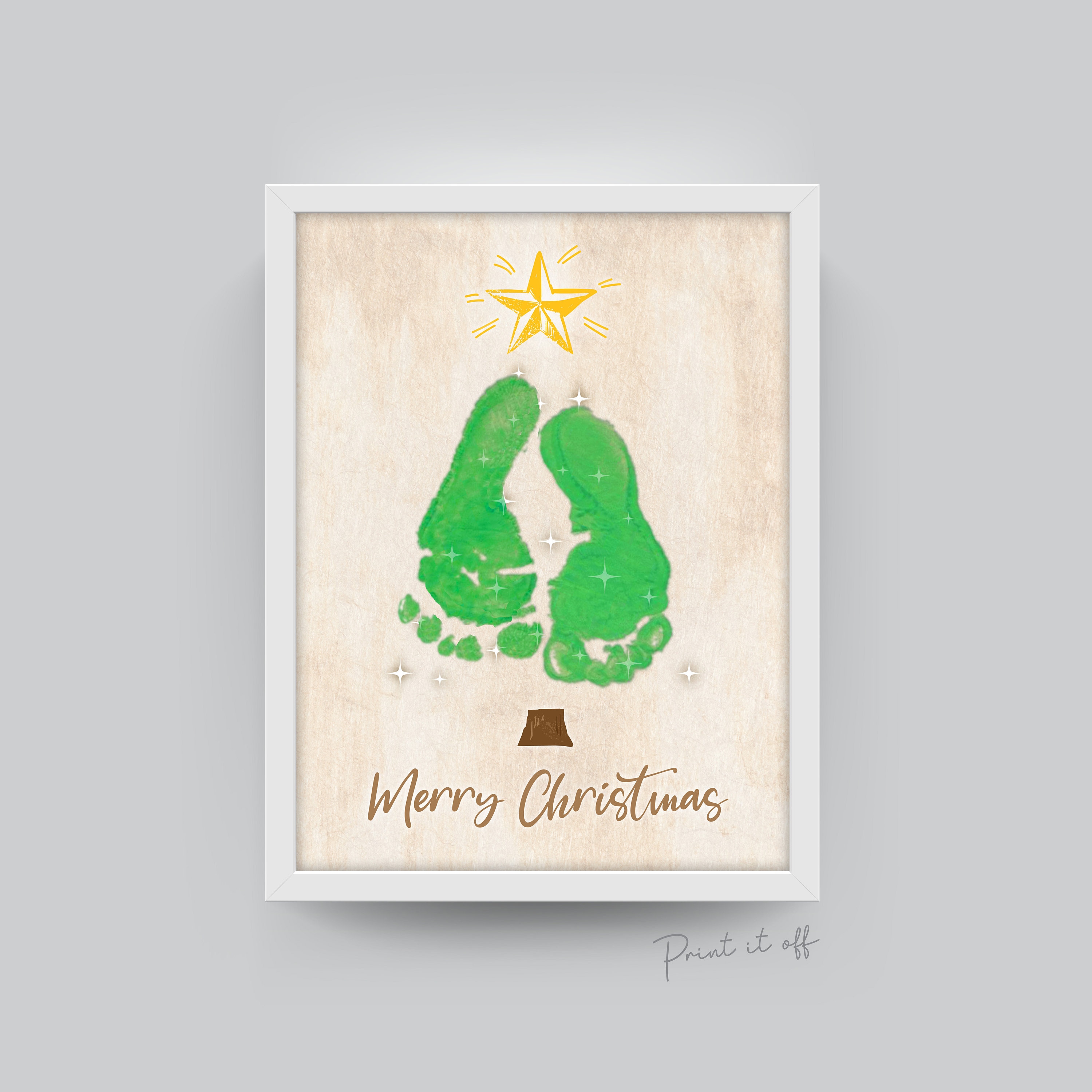 Footprint cheap christmas tree