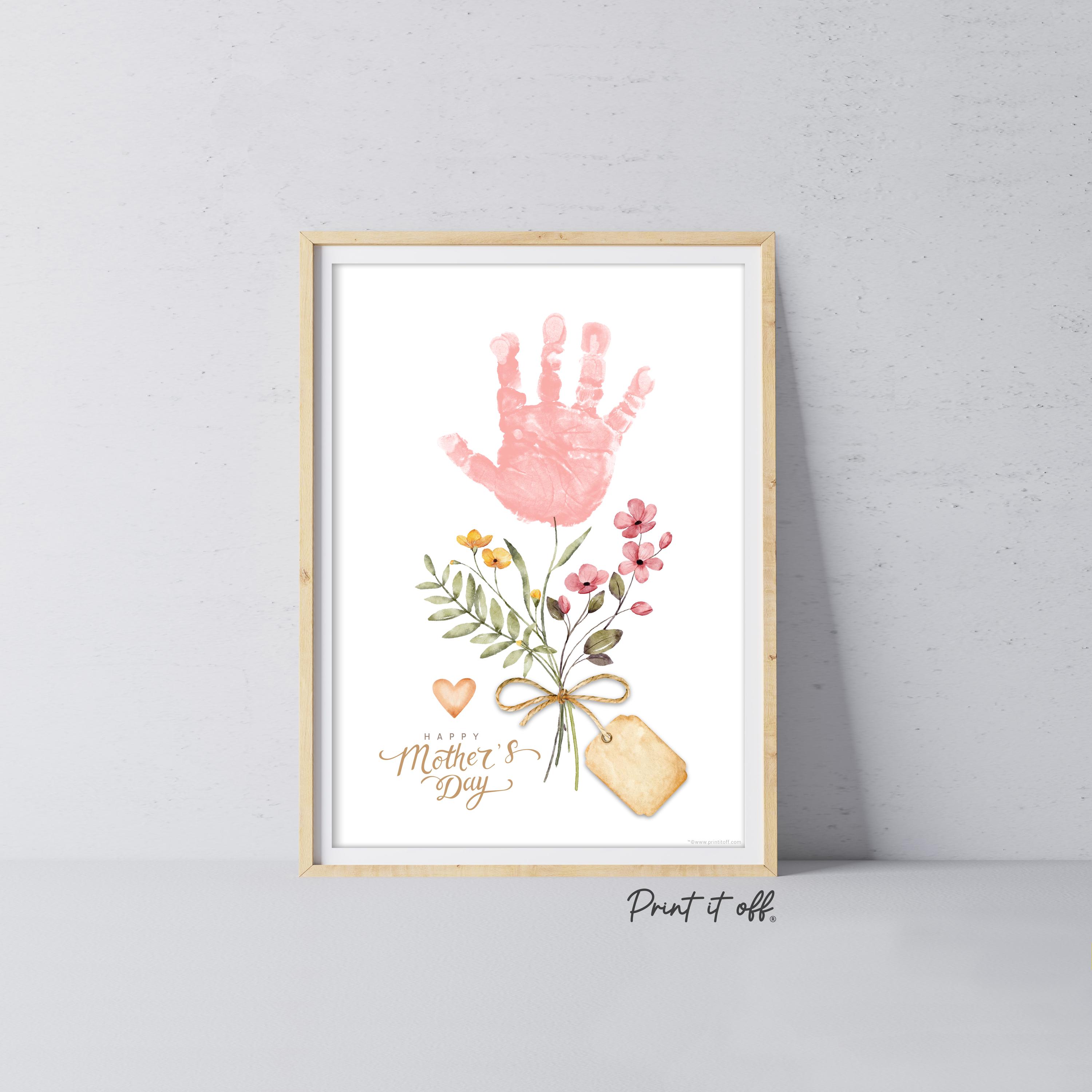 Handprint Flowers - Etsy Canada Handprint Flowers - Etsy Canada