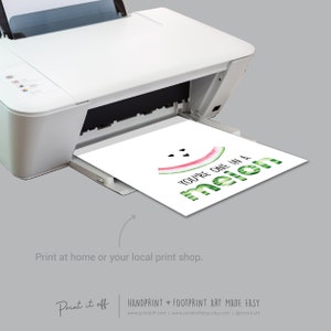 You're One in a Melon Watermelon / Footprint Handprint Hand Art Craft ...