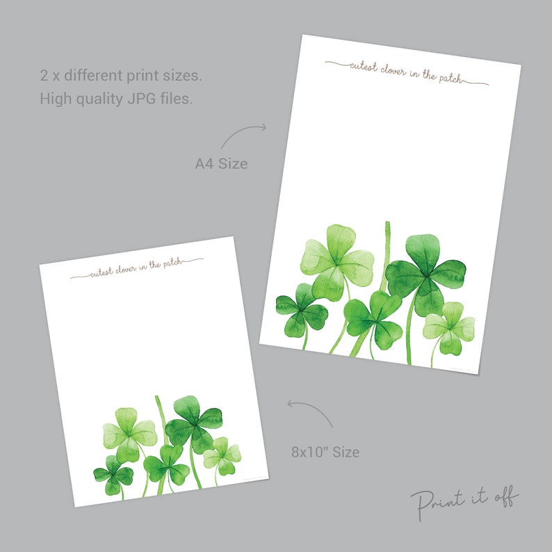 Clover Shamrock Handprint St Patrick's Day Craft Art / Cutest in the ...