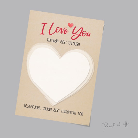 I Love You Today Card I Love You Today Card