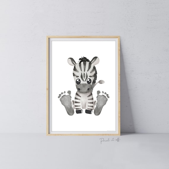 絵画 Zebrappy Baby Zebra Print – Project Nursery