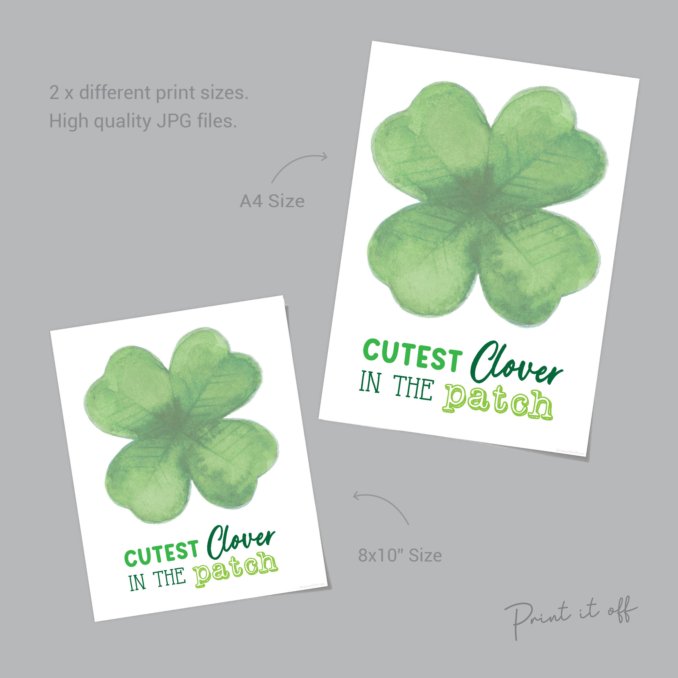 Cutest Clover in the Patch / Handprint Craft / St Patrick's Day Clover ...