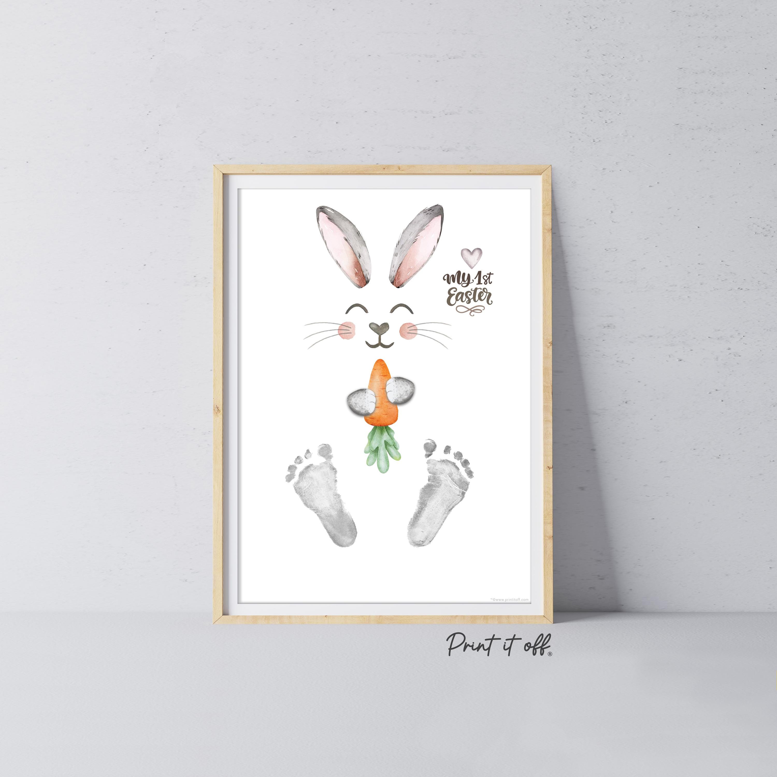 Handmade Boys Easter Card – Personalised For Son, Grandson, Or Nephew – Rabbit Theme
