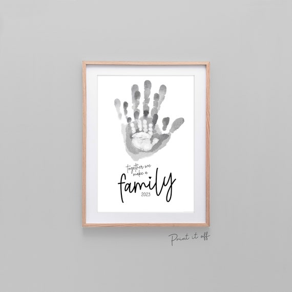 2023 Famille / Empreinte de main Art Artisanat Mémoire Décor / Enfants  Frères et Sœurs Enfants Bébé Maman Maman Papa / Souvenir DIY Mur /  Imprimez-le 0515 -  Canada