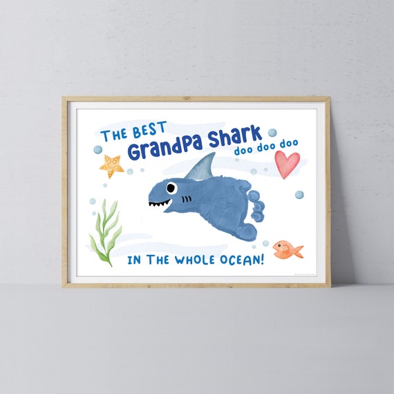 Fathers Day Gift From Wife Kids Baby Grandpa Shark Doo Doo T-Shirt Fathers Day Gift From Wife Kids Baby Grandpa Shark Doo Doo T-Shirt