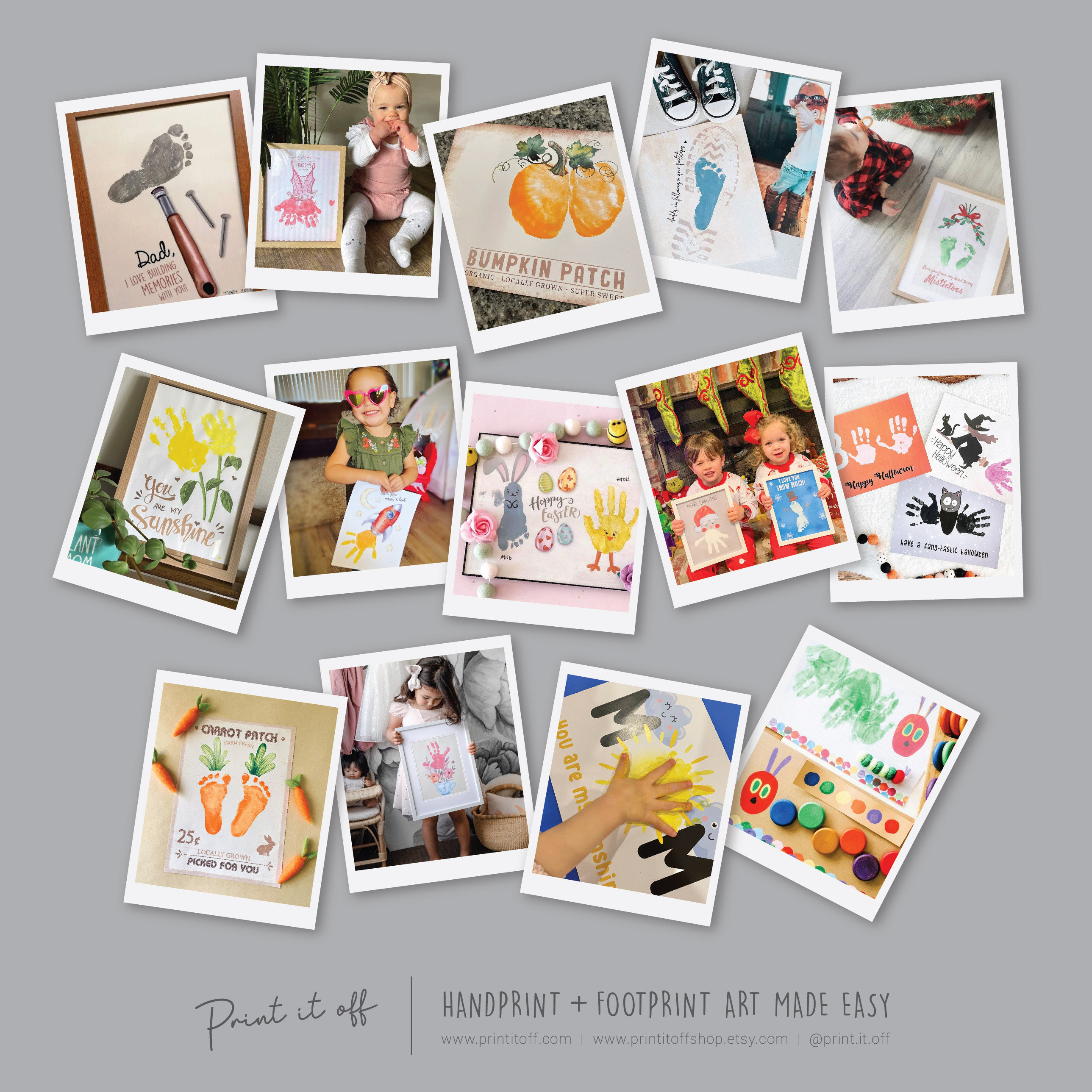 Mijn handje | A5 kaart voor handafdruk | groot formaat | SHOP