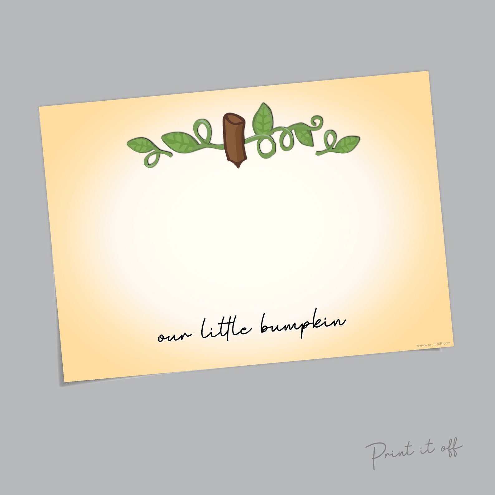 Baby Bumpkin Keepsake / Our Little Bumpkin / Pumpkin / Baby Etsy