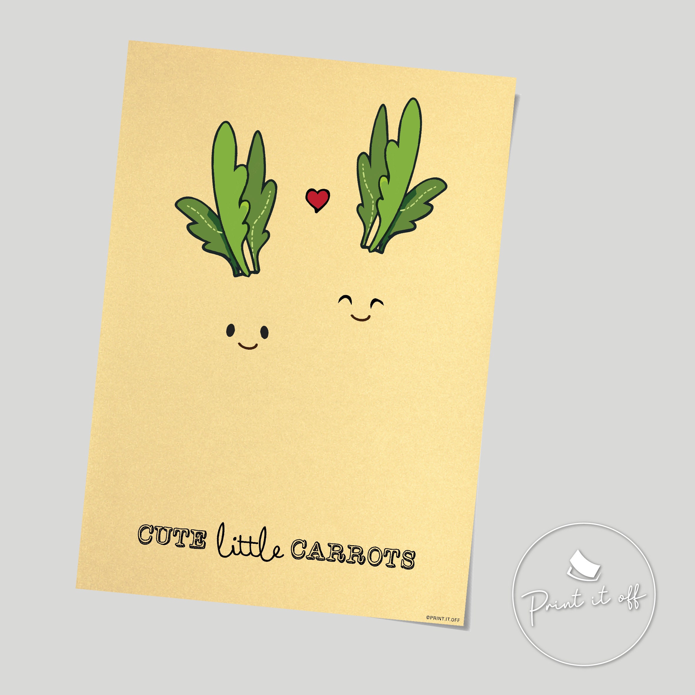 Cute Little Carrots / Footprint Art / Easter Card / Kids Baby Etsy