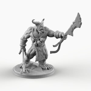 Orc-Demon Hybrid - EC3D Skyless Realms Wargaming RPG Tabletop Miniatures D&D DnD Pathfinder SW Legion