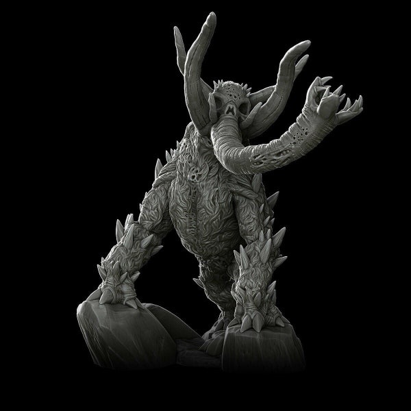 Tusk Strider - Wargaming Miniatures Monster Rocket Pig Games D&D DnD Pathfinder SW Legion Demonic Elephant Mastadon