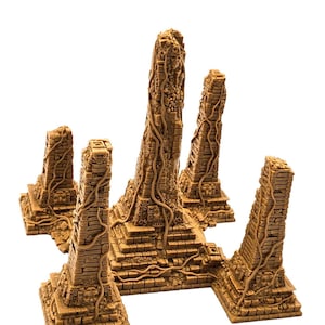 Mortis Simulacrum Ruins - 15mm 28mm Brave New Worlds New Eden Wargaming Terrain D&D, DnD