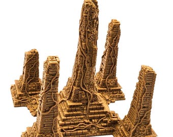 Ruinas del Simulacro de Mortis - 15 mm 28 mm Terreno de Wargaming de Brave New Worlds New Eden D&D, DnD