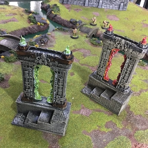 Realm Portal - 15mm 28mm 32mm Time Warp Wargaming Terrain Scatter , Gateway