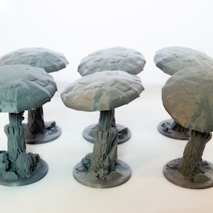 Large Mushrooms - Skyless Realms 15mm 28mm 32mm Wargaming Terrain, , Fungal Forest